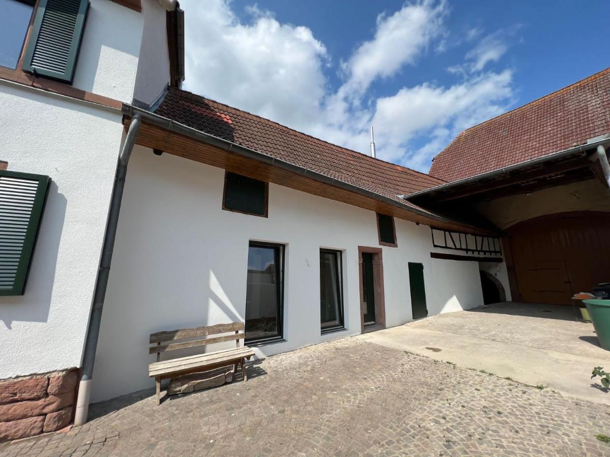 Restaurierter Altbau Mit Privatem Innenhof & Parkplatz Grossfischlingen 外观 照片